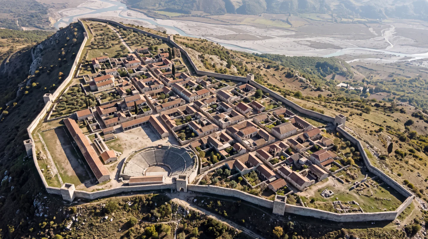 Studim historik i atmosferës së qytetit; stadiumi dhe vendosjet nuk janë autoritative.